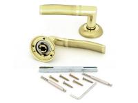 Ручка дверная Фабрика замков FZ 02 SG Матовое золото