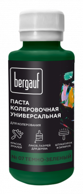Bergauf паста колер.универс. 07 темно-зеленый