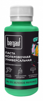 Bergauf паста колер.универс. 05 зеленое яблоко